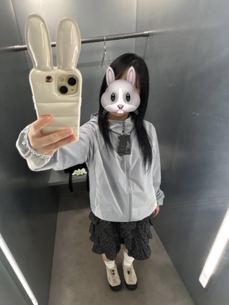 Sansan Gear Sprocket Hole Jacket Light Grey - 24SS, Keen Jasper Rocks SP Sneaker Birch Black 착용 스타일 - 4