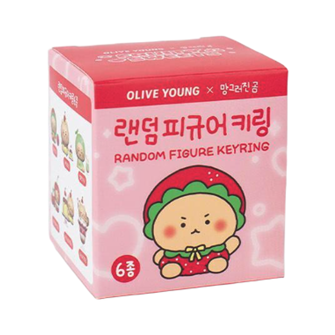 올리브영 x 망그러진곰 랜덤 피규어 키링 미개봉 랜덤박스 (1개입)(Olive Young x Manggeojin Bear Random Figure Keyring Sealed Case (1 Blind Box))