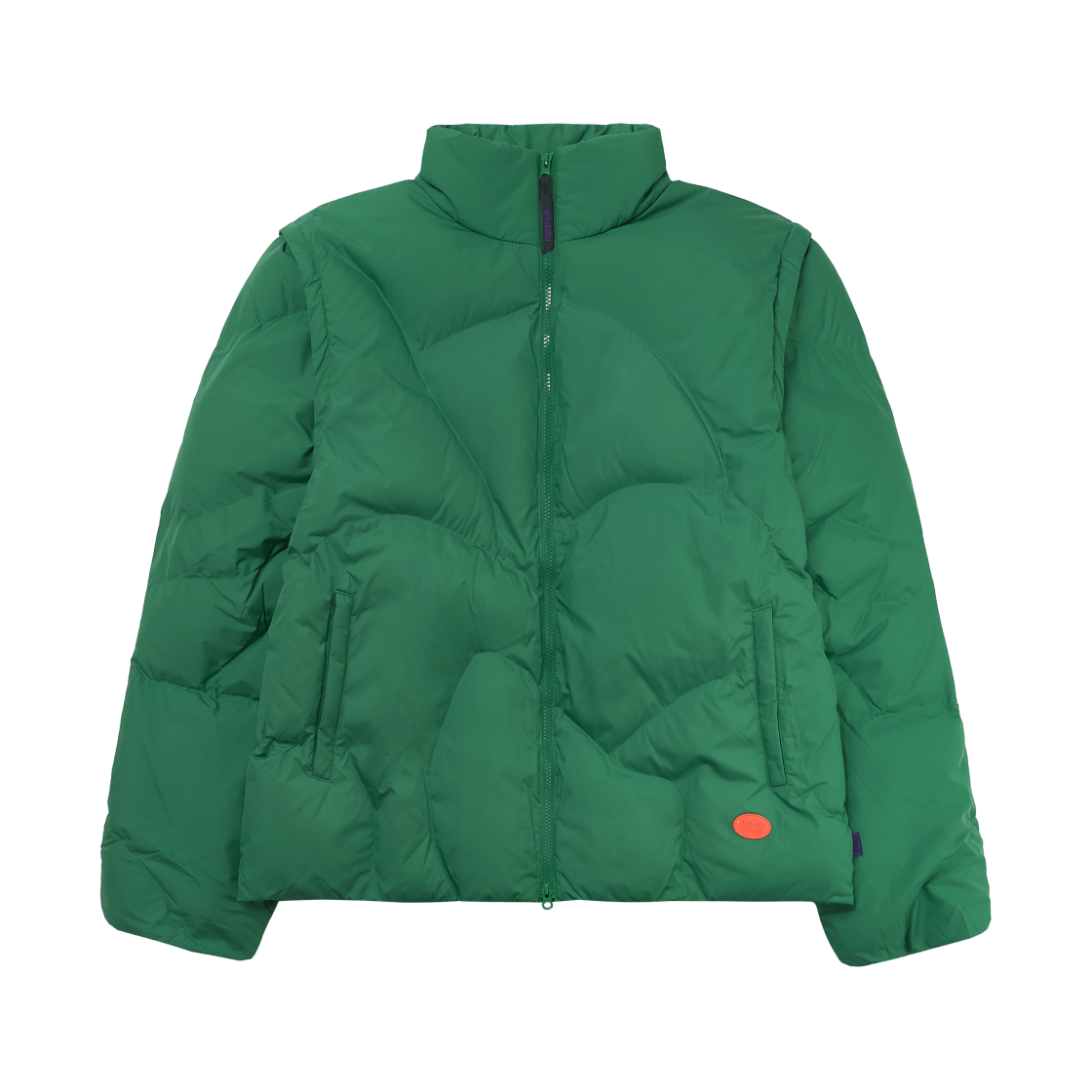 536008-84 Puma x P.A.M. Puffer Jacket Verdant Green