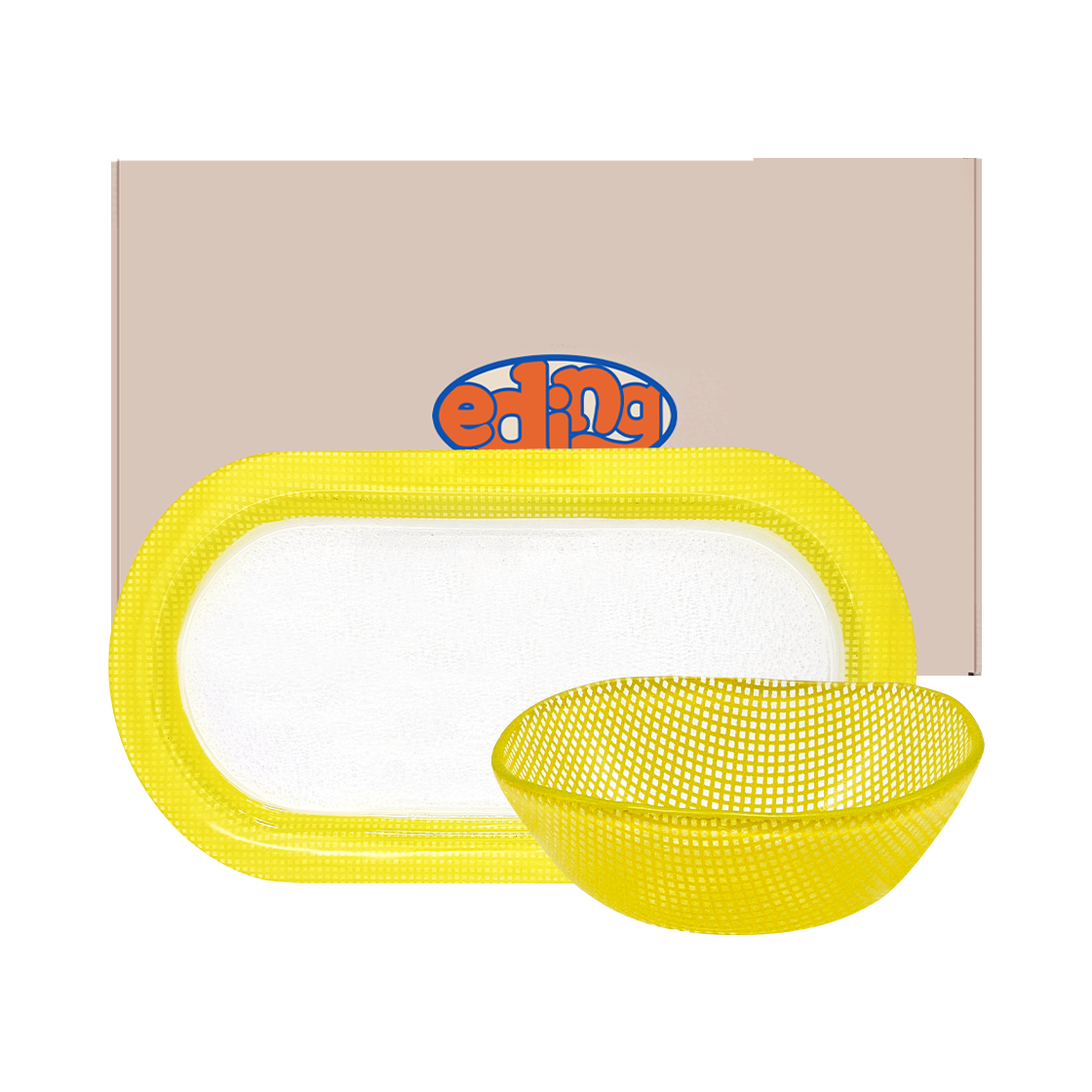에딩 체키 트레이 gift A set 레몬(Eding Checky Tray Gift A set Lemon) - 2