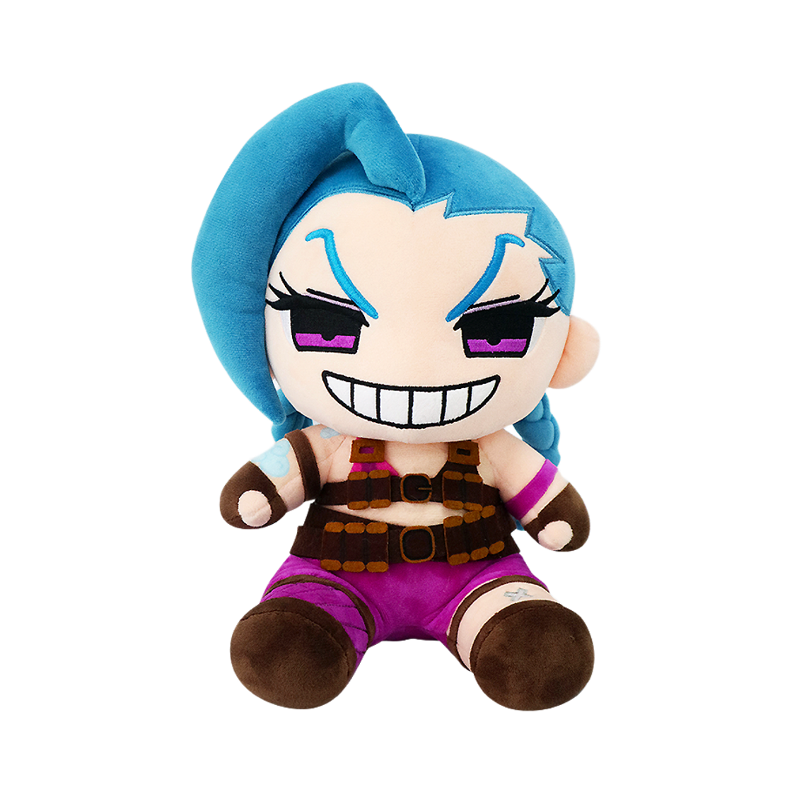 리그 오브 레전드 징크스 시팅 인형 30cm Dream C&C League Of Legends Jinx Plush 30cm