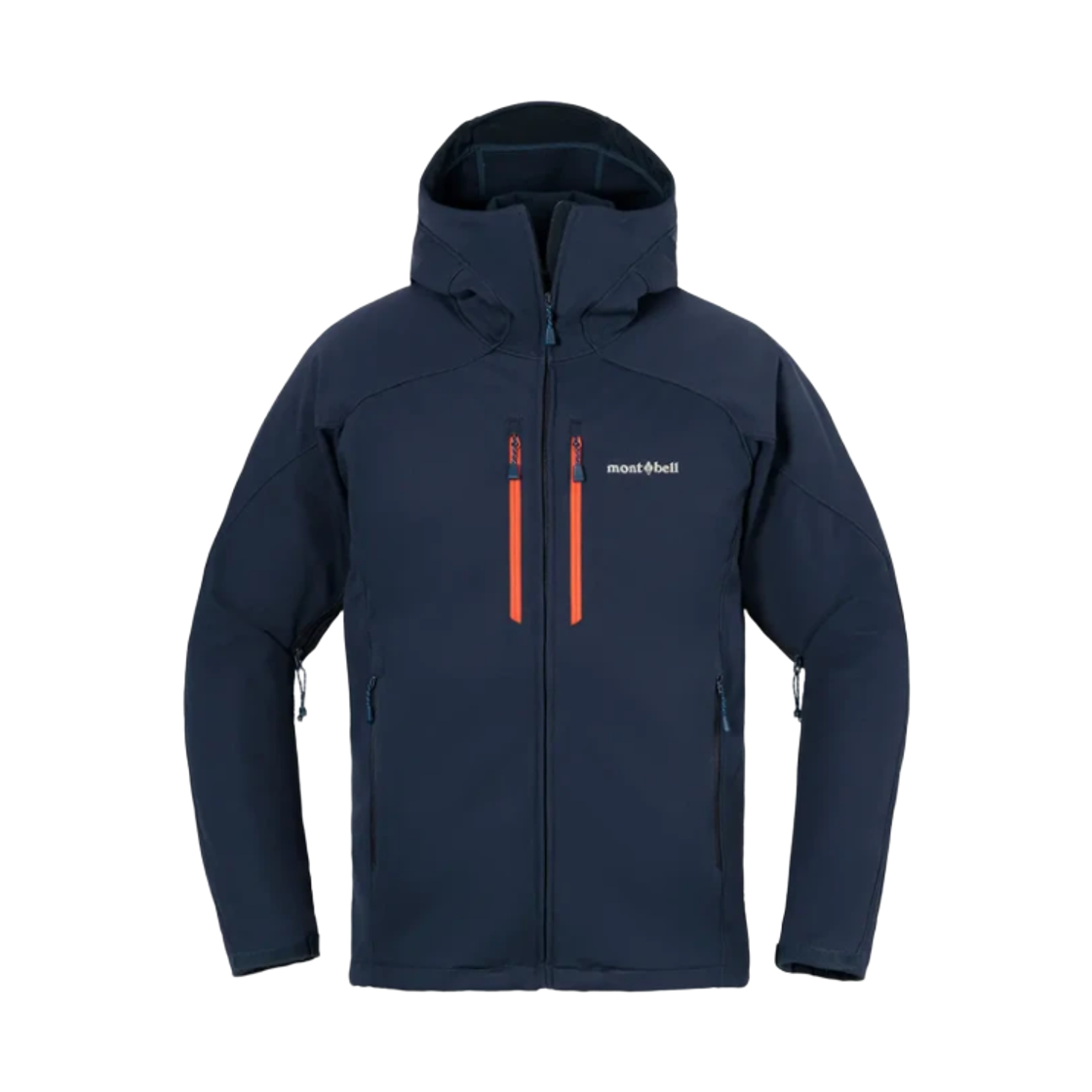 1106723 Montbell Climabarrier Hooded Jacket Navy