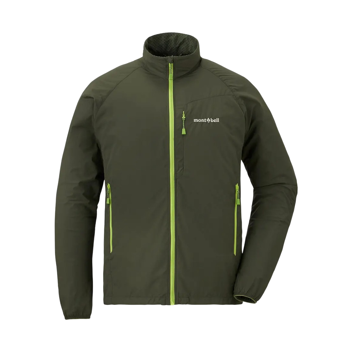 2306163 Montbell Light Shell Outer Jacket Dark Green