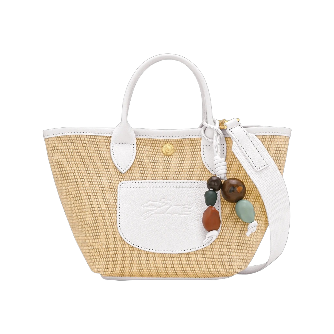 롱샴 르 플리아쥬 XS 베스킷백 화이트(Longchamp Le Pliage XS Basket Bag White) - 1