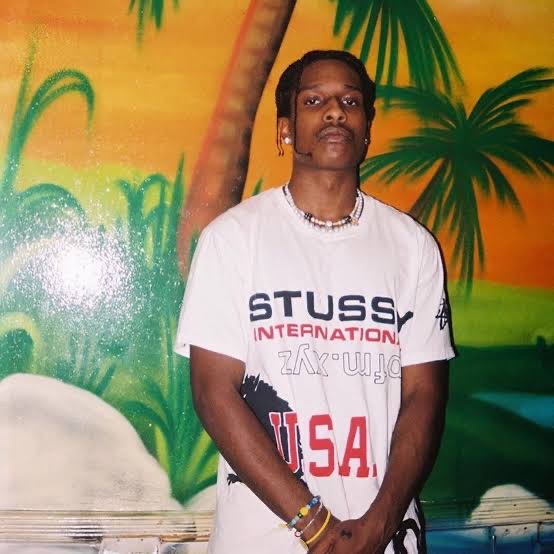 Stussy x Cactus Plant Flea Market USA 2019 T-Shirt White 착용 스타일 - 1