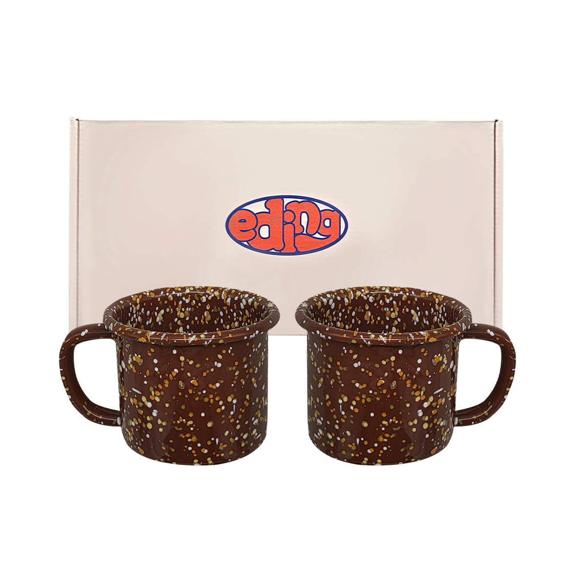 에딩 밀키웨이 머그컵 L 몬트리 메이플 2P gift set(Eding Milkyway Large Mug 2P Gift Box Montre Maple) - 1