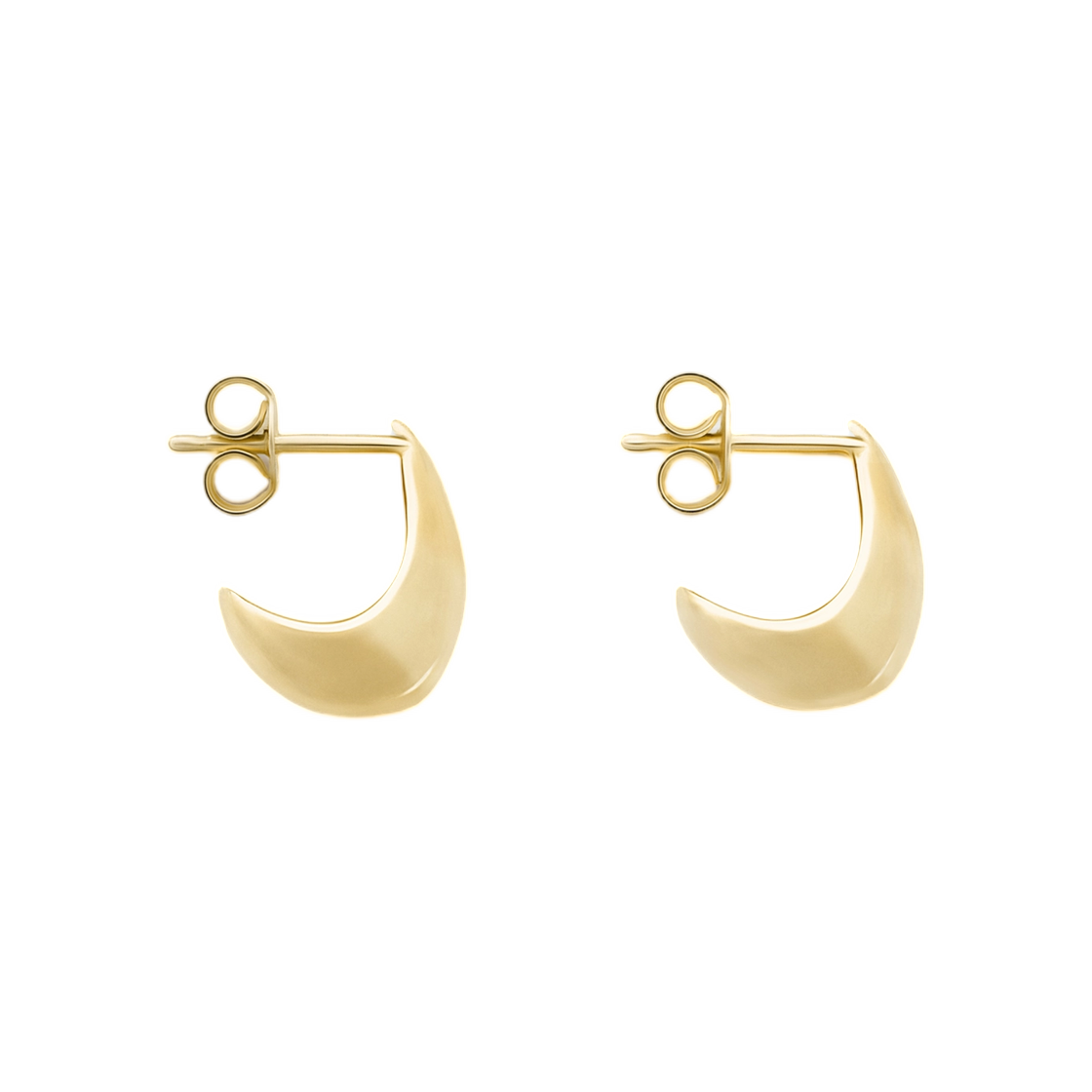 JW0054-LO0036-540 Lemaire Micro Drop Earrings Light Gold