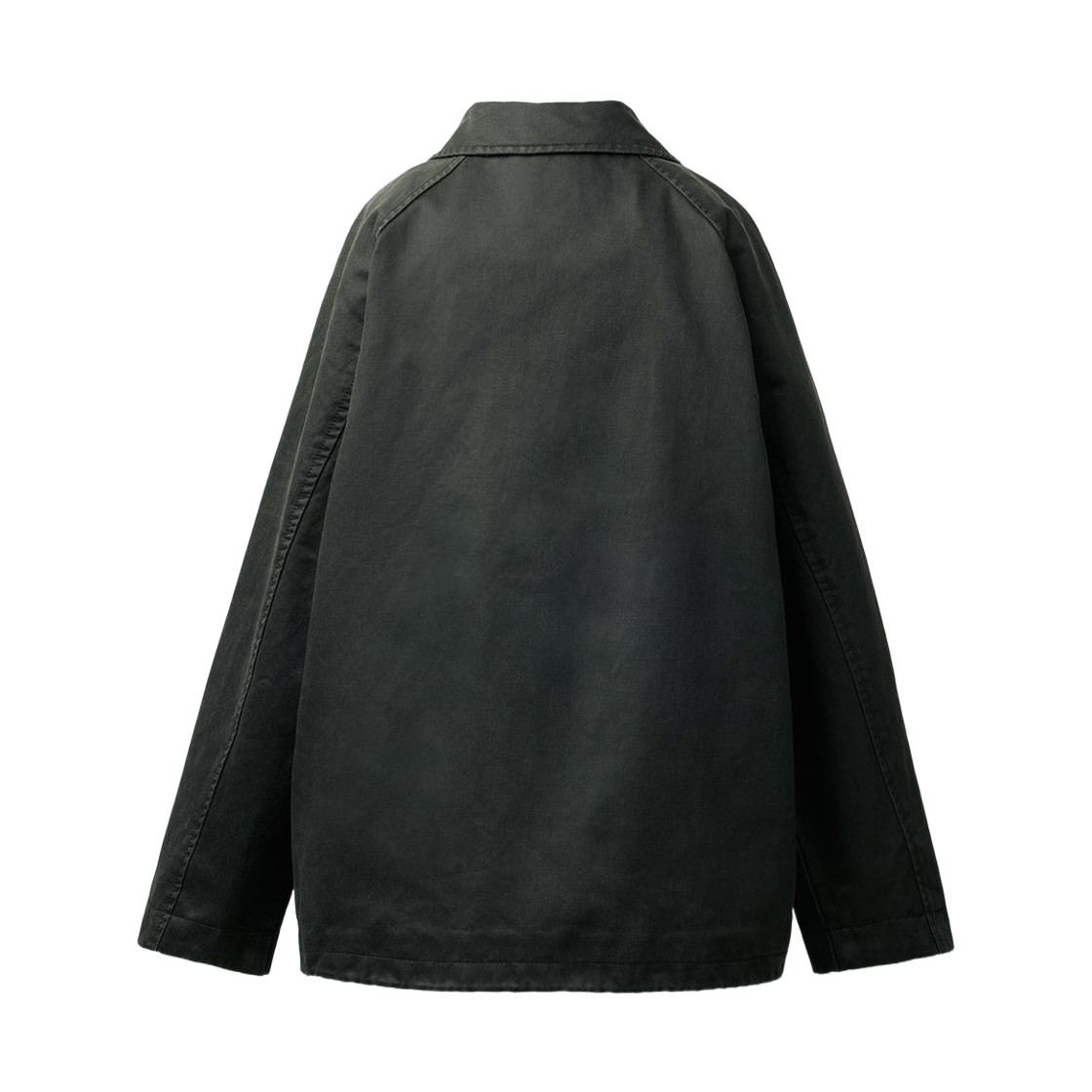 (키즈) 자라 라벨 왁스 자켓 카키((Kids) Zara Waxed Jacket with Label Khaki) - 2