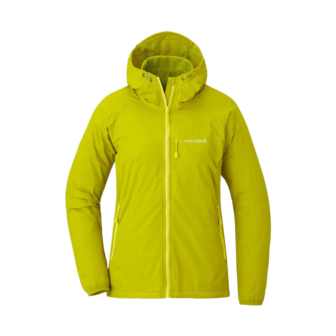 2306162 (W) Montbell Light Shell Hooded Jacket Yellow