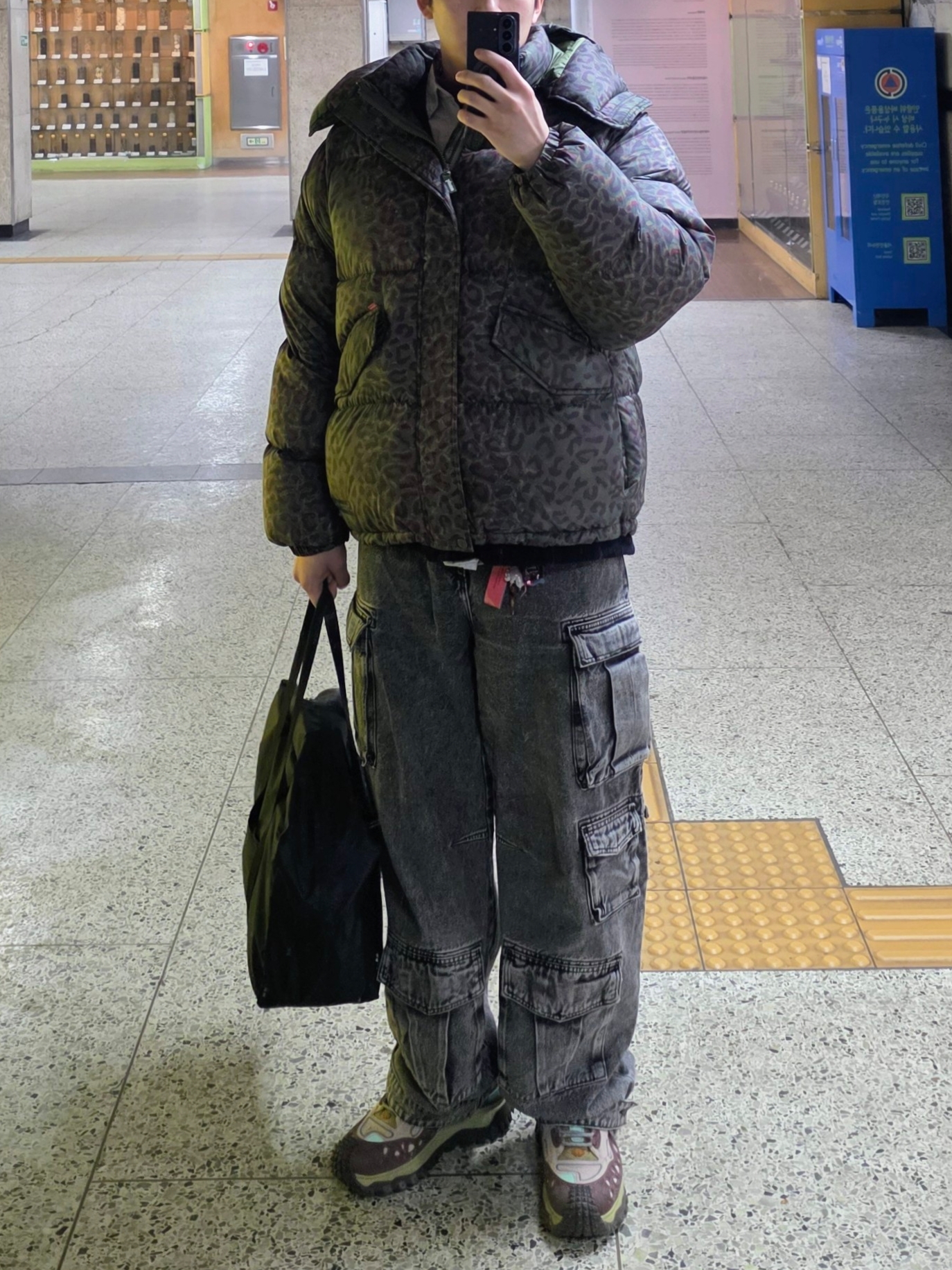 Supreme 700-Fill Down Lightweight Puffer Jacket Leopard - 24FW 착용 스타일