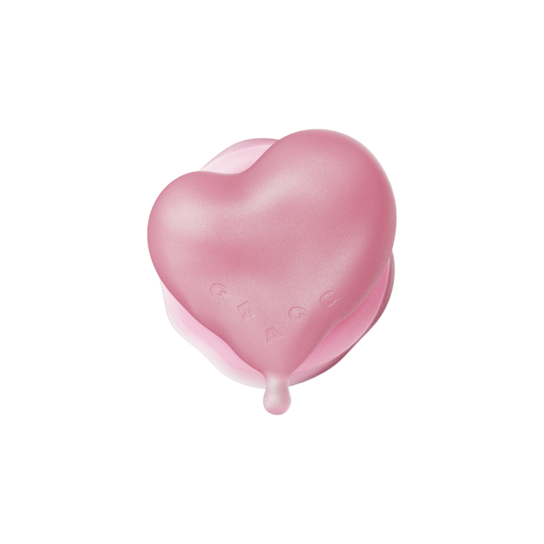 GRG26020201 GARGG MAGSAFE FLOW HEART TOK - CLEAR PINK