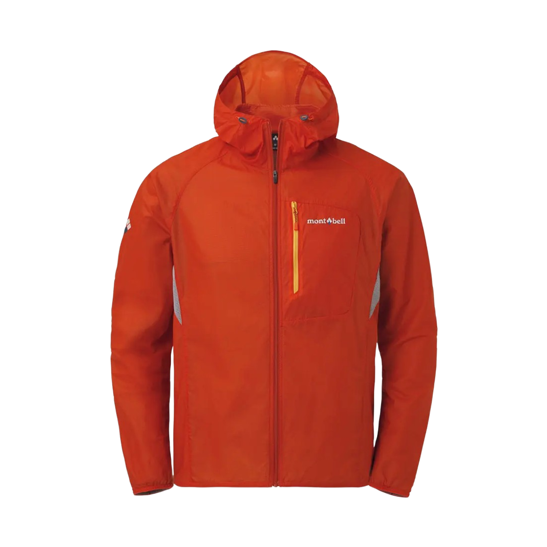 2306165 Montbell Ultra Light Shell Hooded Jacket Orange Red