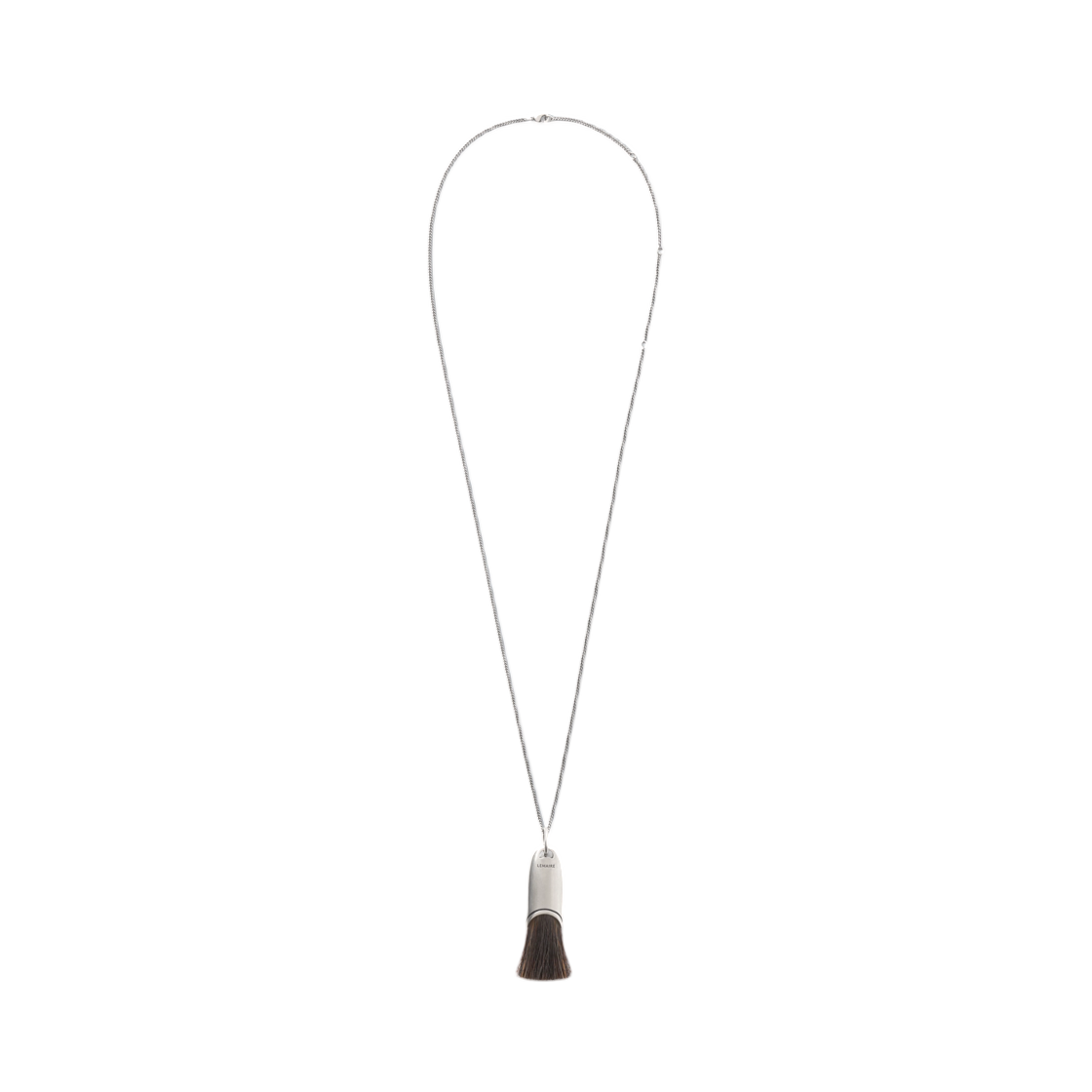 르메르 퍼스널 브러쉬 네클리스 실버 브라운(Lemaire Personal Brush Necklace Silver Brown)