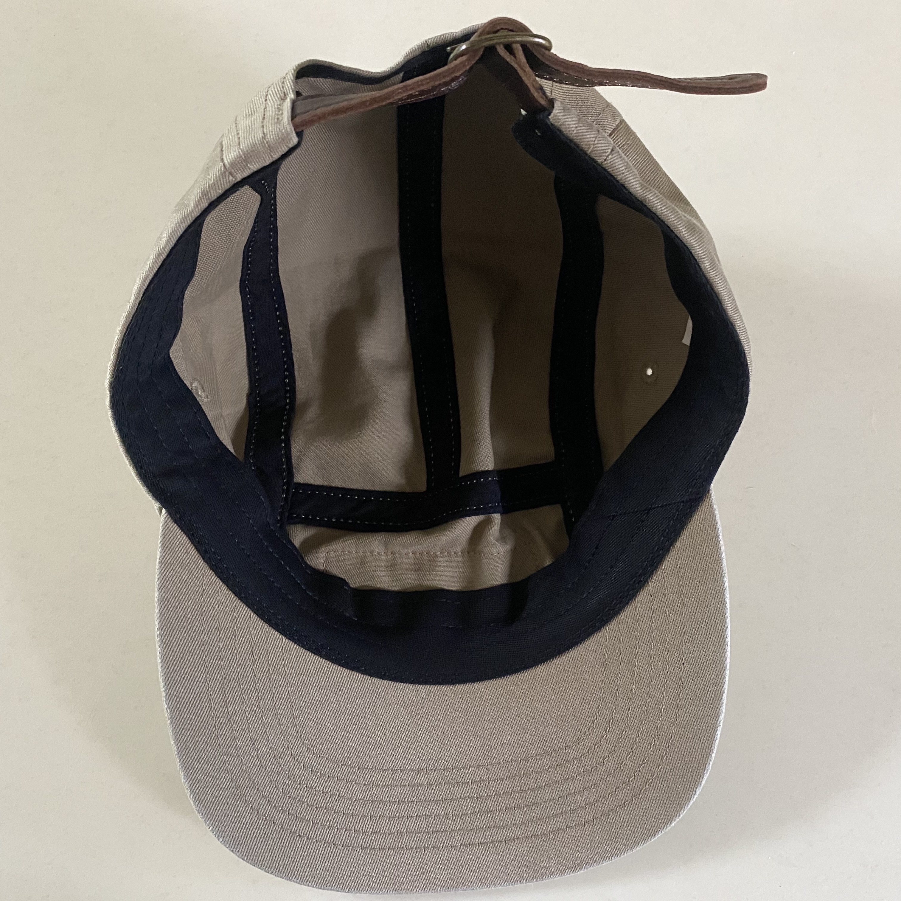 Supreme Washed Chino Twill Camp Cap Tan - 25FW 착용 스타일 - 3