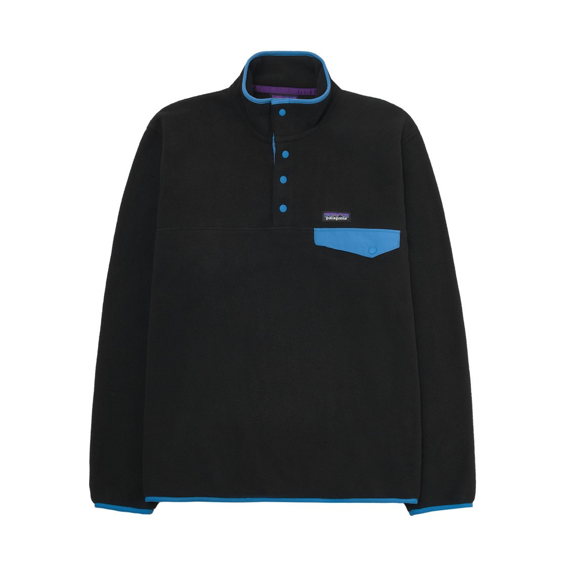 파타고니아 라이트웨이트 신칠라 스냅-T 플리스 풀오버 블랙(Patagonia Lightweight Synchilla Snap-T Fleece Pullover Black)