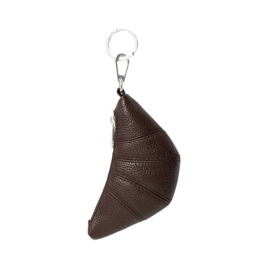 르메르 미니 크루아상 키링 레더 티라미수