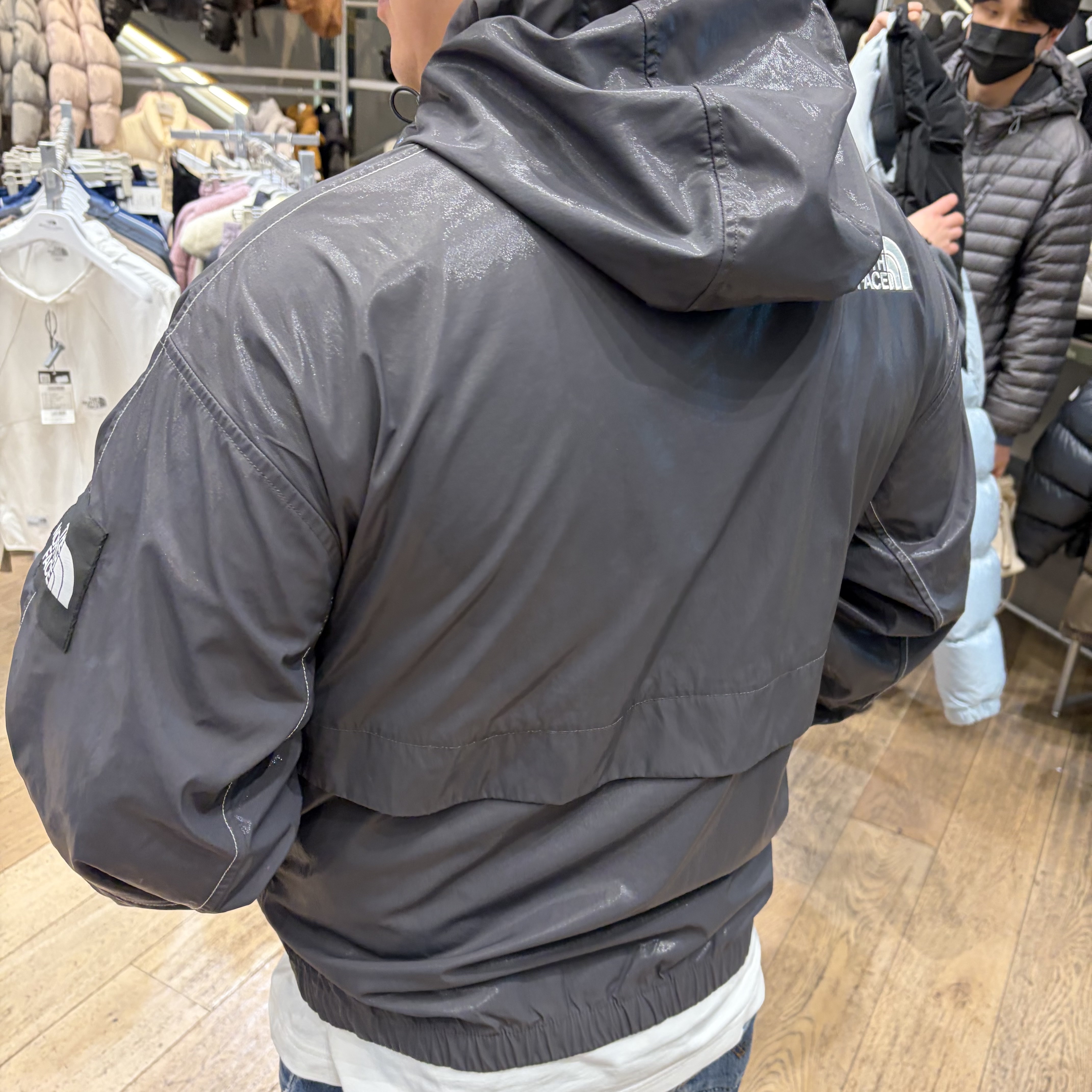 The North Face White Label Novelty Olema Hoodie Black 착용 스타일 - 3