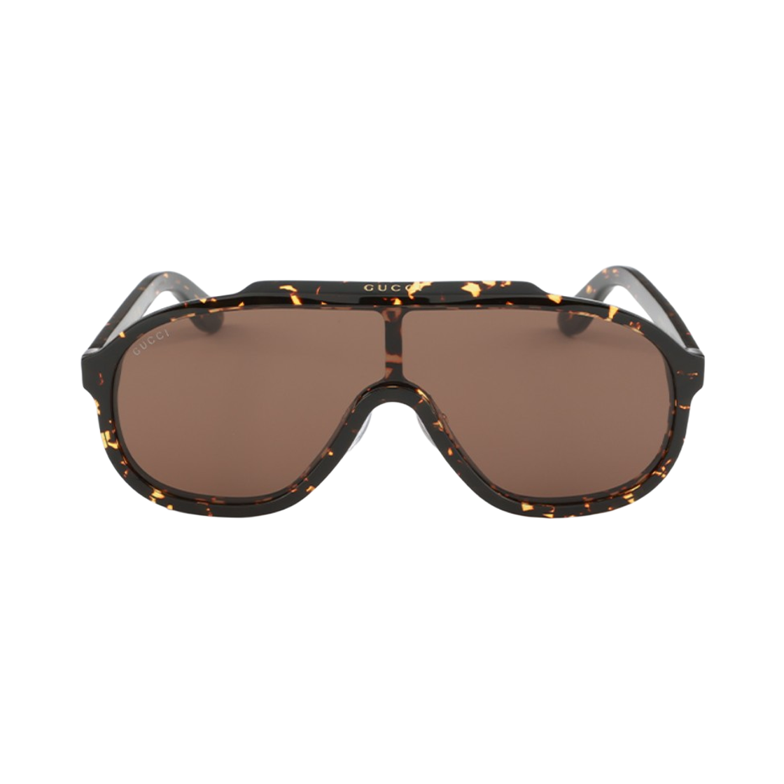 구찌 마스크 프레임 아세테이트 선글라스 하바나 브라운(Gucci Mask Frame Acetate Sunglasses Havana Brown) - 1