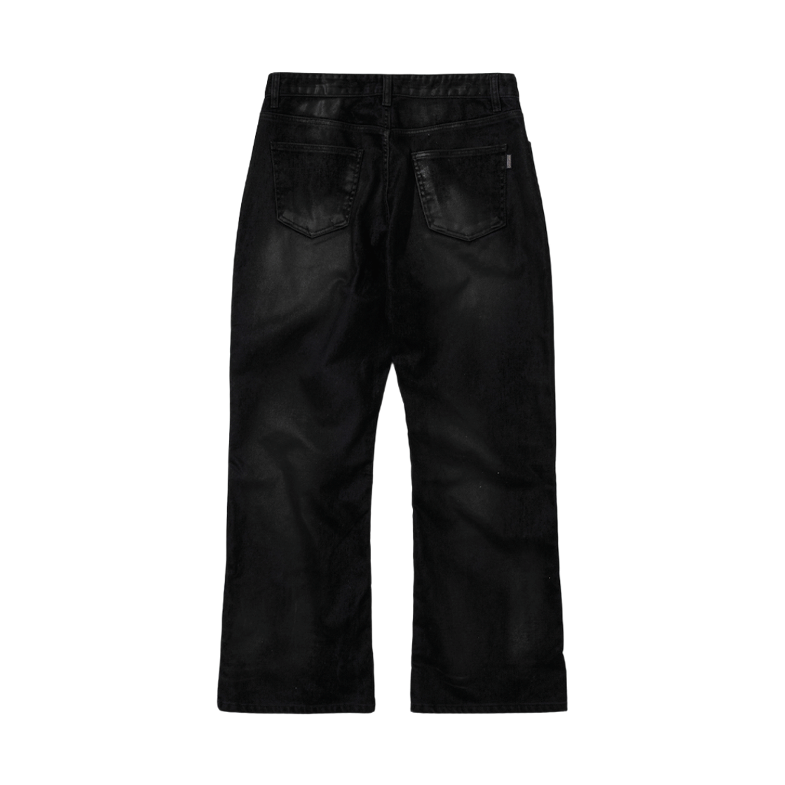 비에스래빗 플레어 릴렉스핏 벨벳 데님 팬츠 빈티지 블랙(Bsrabbit Flare Relaxed Fit Velvet Denim Pants Vintage Black) - 2