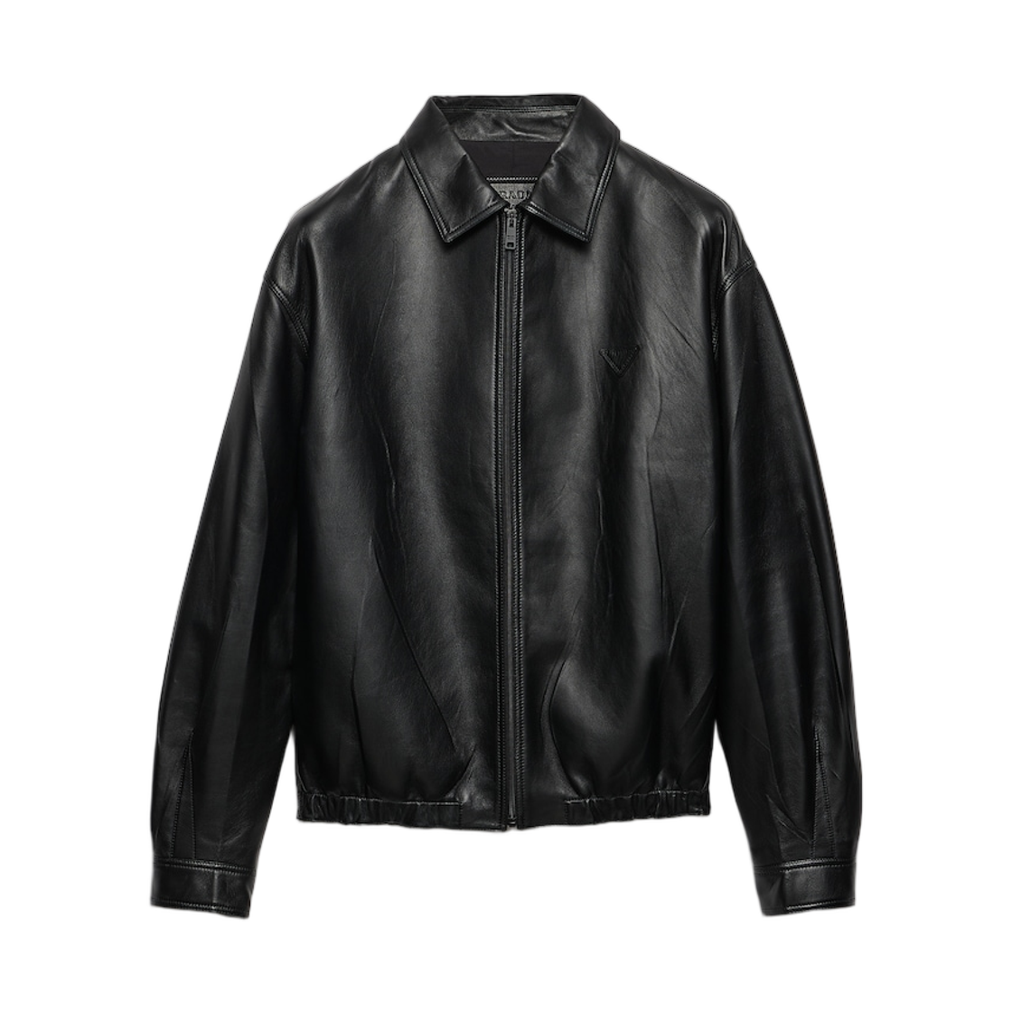 58A272-182O-F0002 (W) Prada Nappa Leather Jacket Black