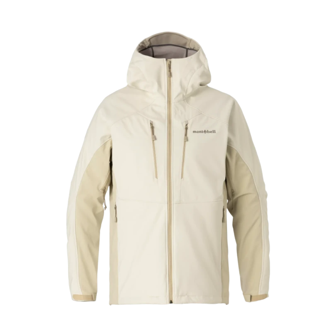 1106791 (W) Montbell Powder Shed Hooded Jacket Ivory