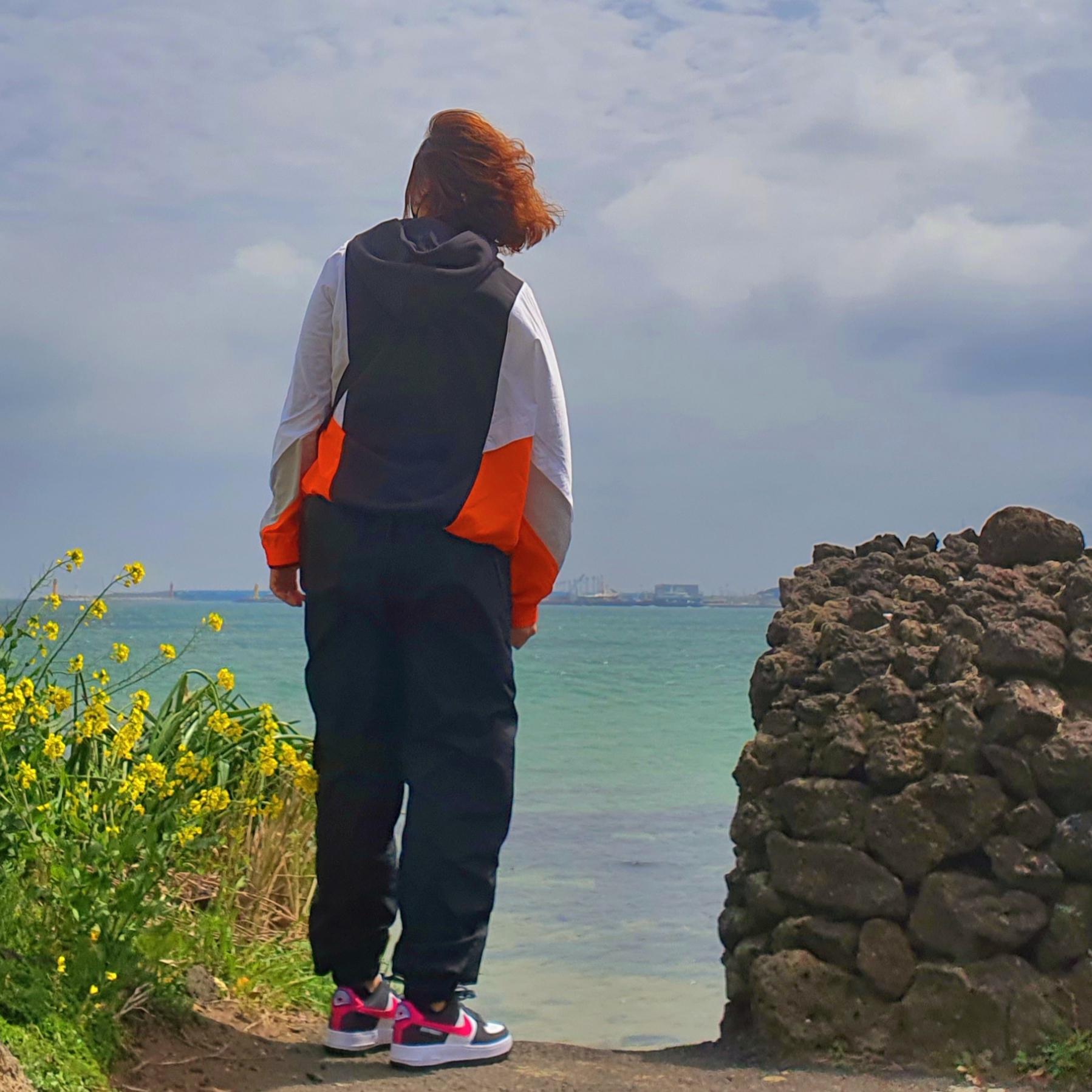 (GS) Nike Air Force 1 LV8 Athletic Club Black Pink Prime 착용 스타일 - 3