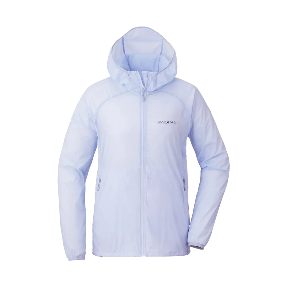 2303140 (W) Montbell U.L. Stretch Wind Hooded Jacket Light Blue