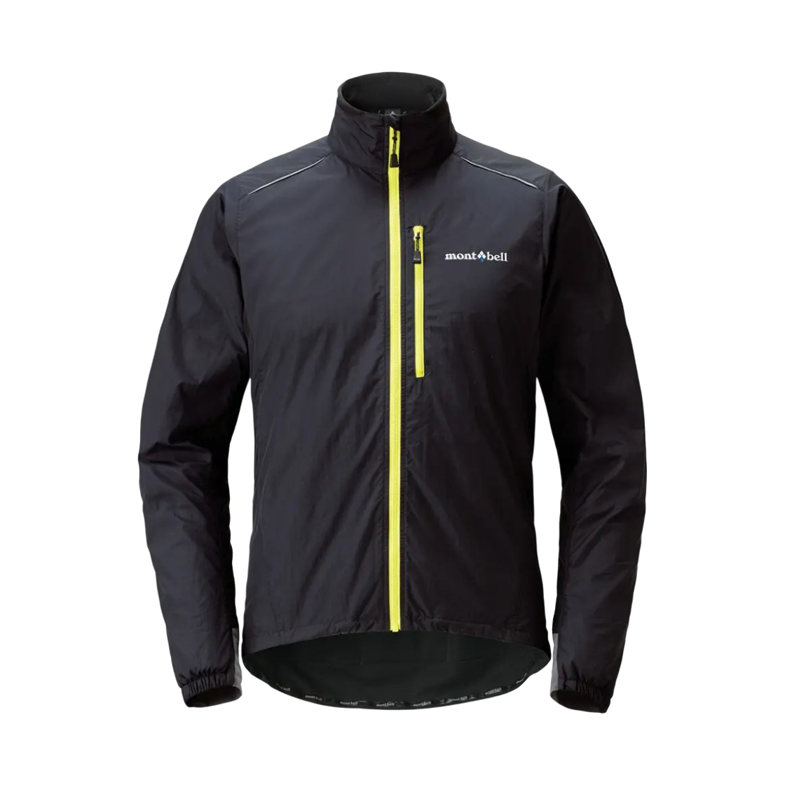 1130453 Montbell Light Shell Cycle Jacket Black