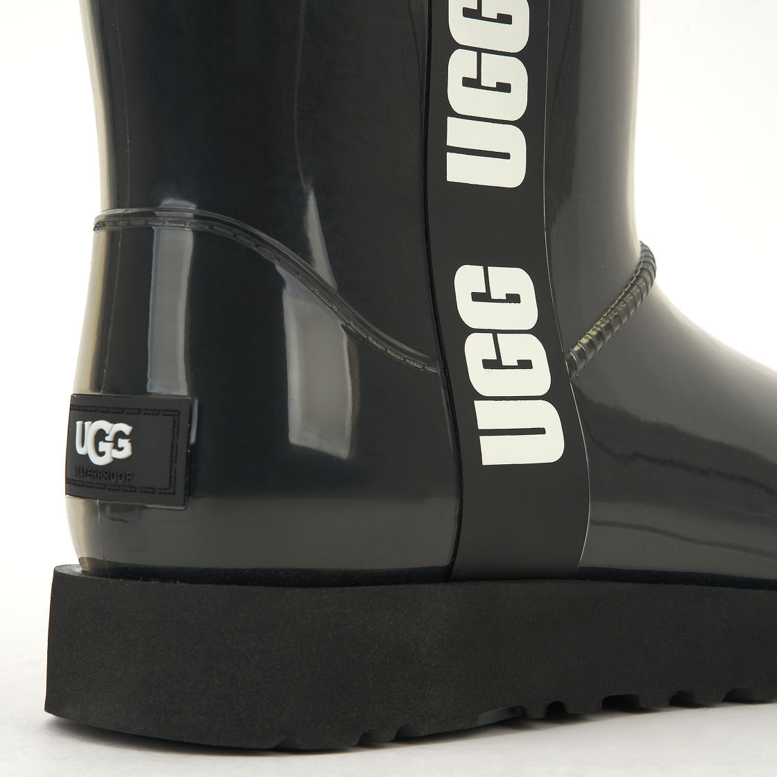 (W) 어그 클래식 클리어 미니 부츠 블랙((W) UGG Classic Clear Mini Boots Black) - 8