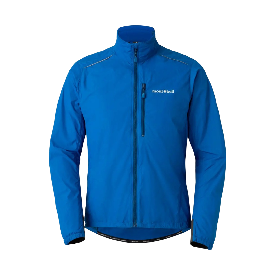 1130453 Montbell Light Shell Cycle Jacket Blue