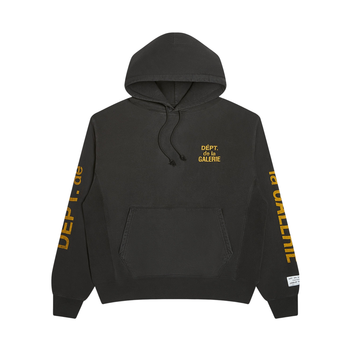 갤러리 디파트먼트 드 라 갤러리 후드 블랙(Gallery Dept. De La Galerie Hoodie Black)