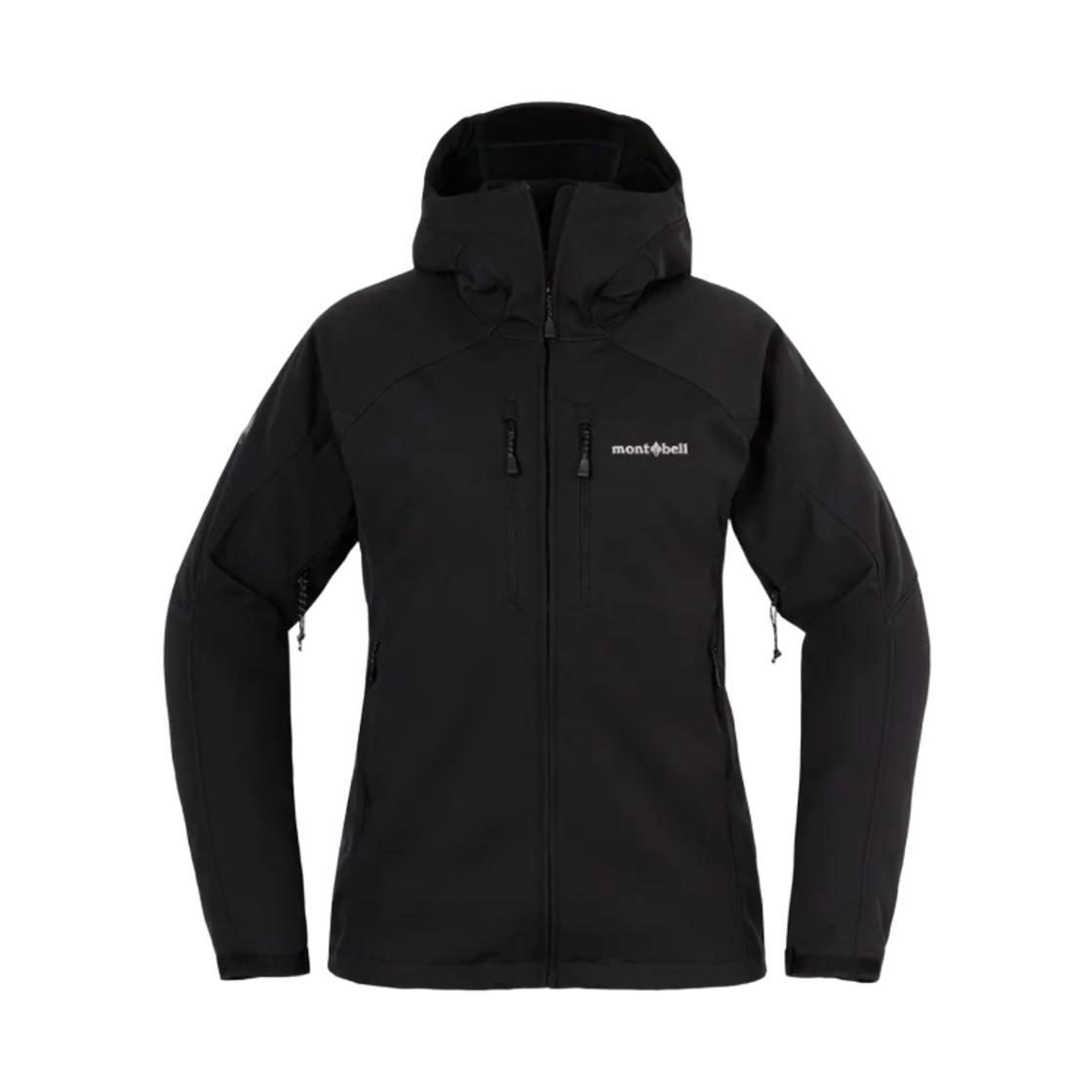 1106724 (W) Montbell Climabarrier Hooded Jacket Black