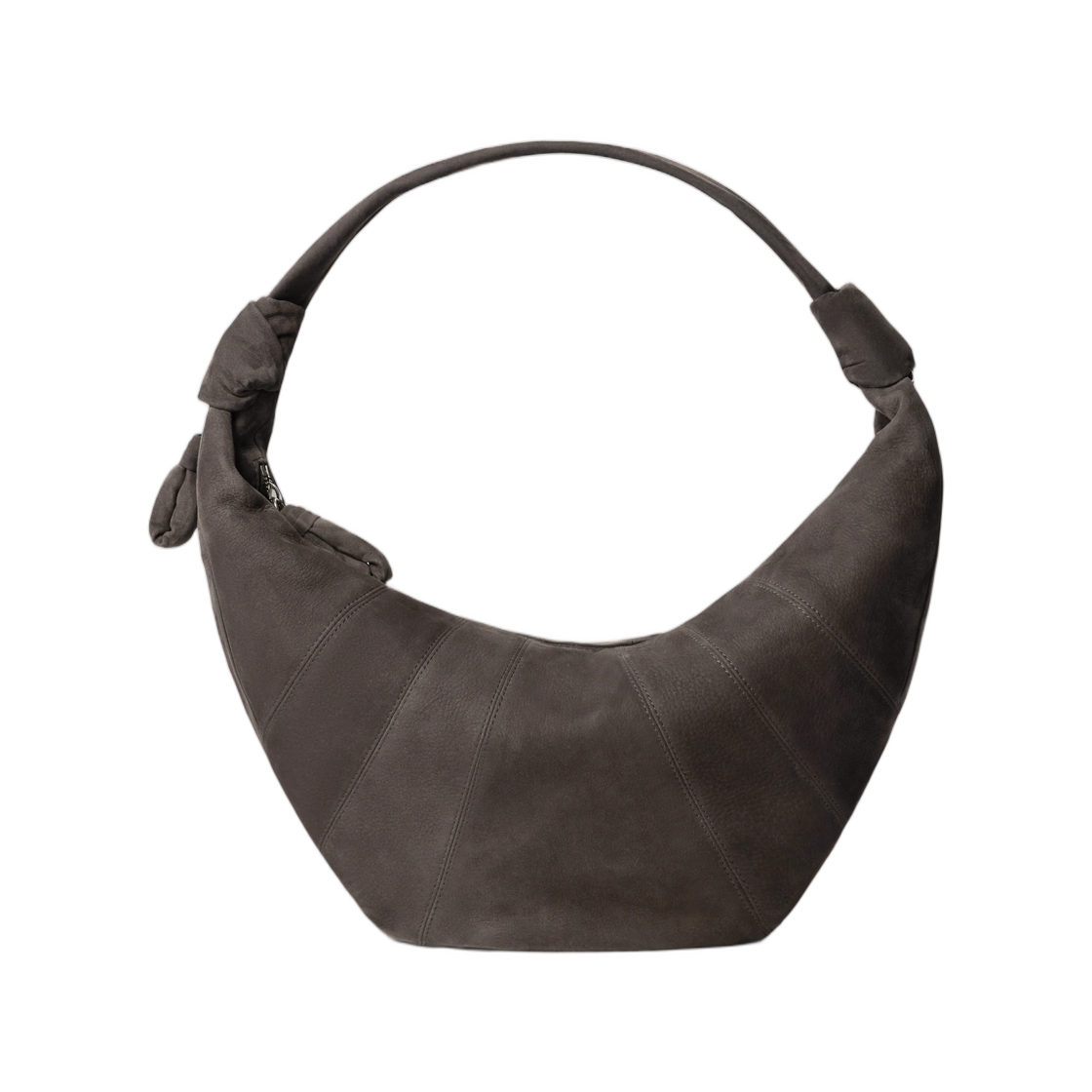 르메르 포춘 크루아상 백 알파카 누벅 레더 에보니 브라운(Lemaire Fortune Croissant Bag in Alpaca Nubuck Leather Ebony Brown) - 1