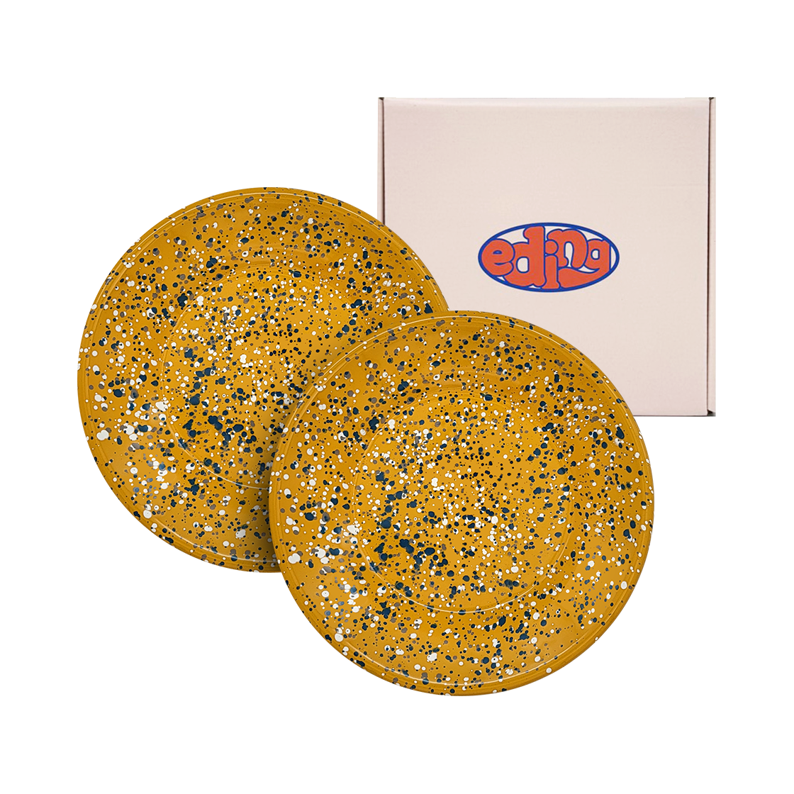 에딩 밀키웨이 법랑 플레이트 잉카 브론즈 2p gift set(Eding Mlikyway Ename Plate 2p Gift Set Inca Bronze) - 1