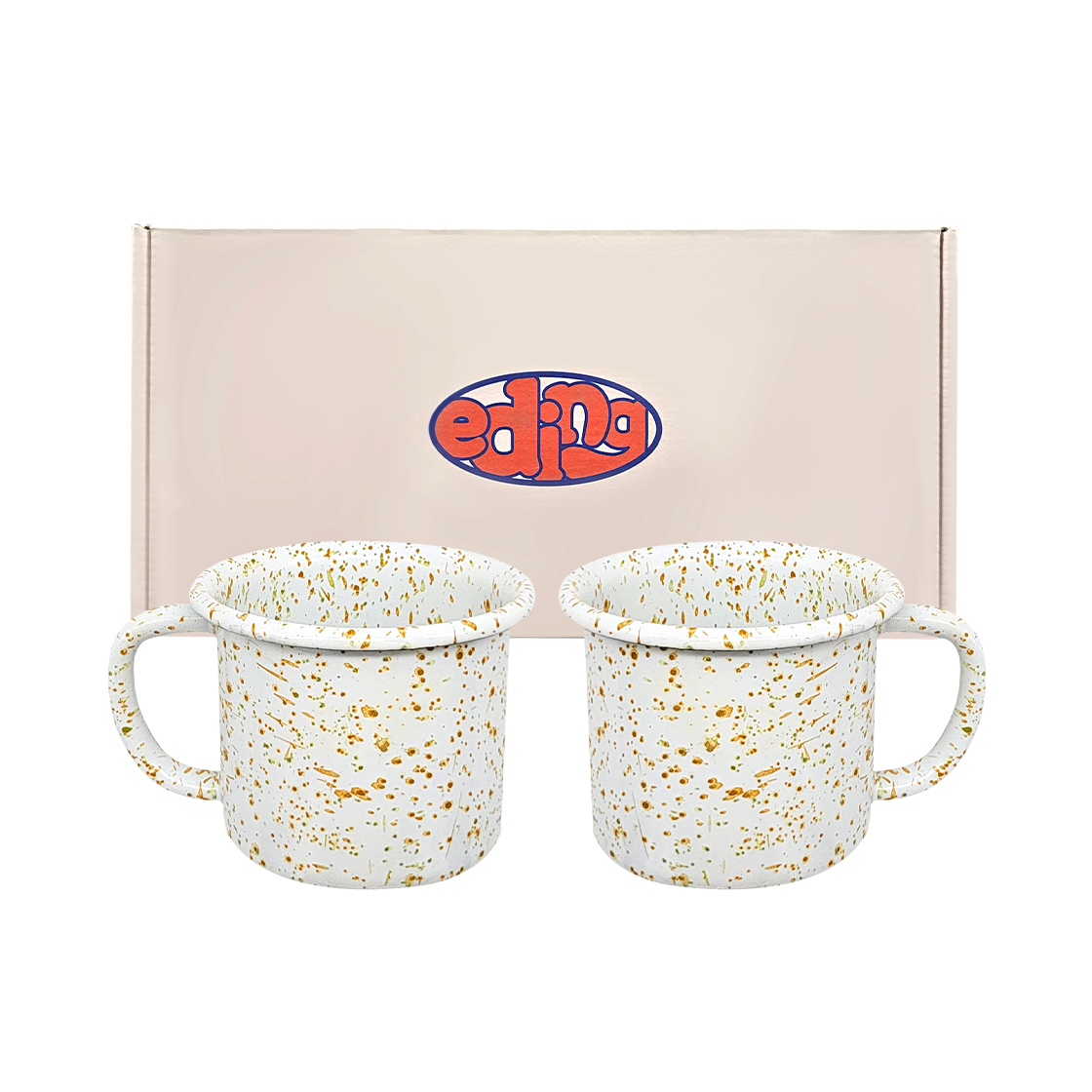 에딩 밀키웨이 머그컵 L 제주 만다린 2P gift set(Eding Milkyway Large Mug 2P Gift Box Jeju Mandarin) - 2