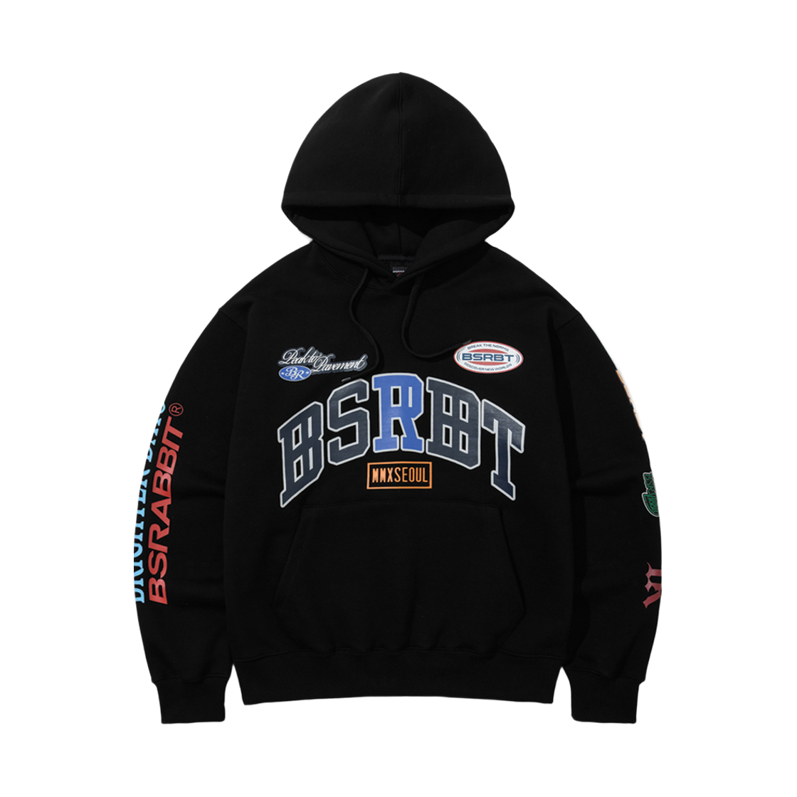 BSR2526FWBD014 Bsrabbit 2010 Seoul Hoodie Black