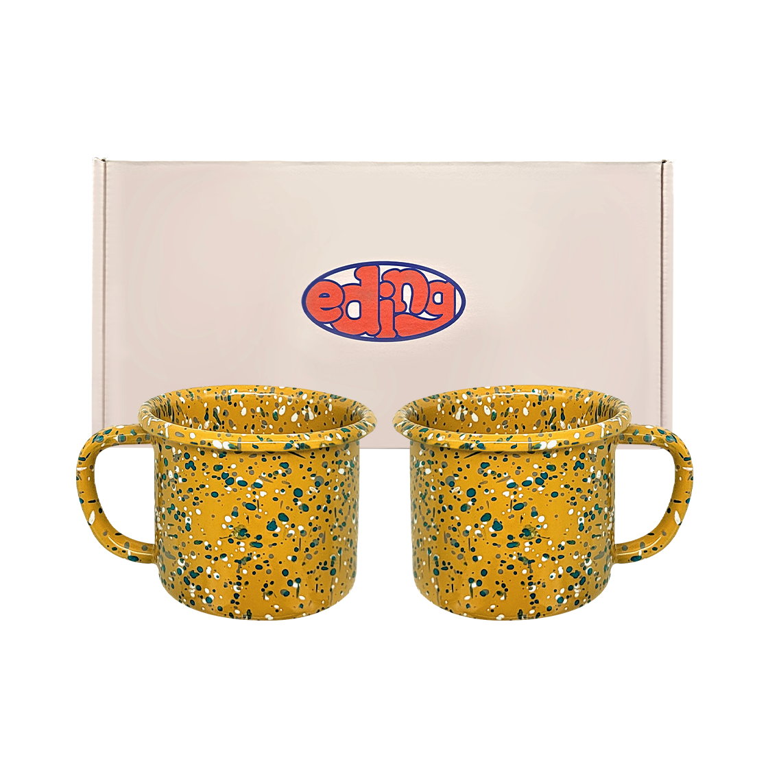 에딩 밀키웨이 머그컵 L 잉카 브론즈 2P gift set(Eding Milkyway Large Mug 2P Gift Box Inca Bronze)