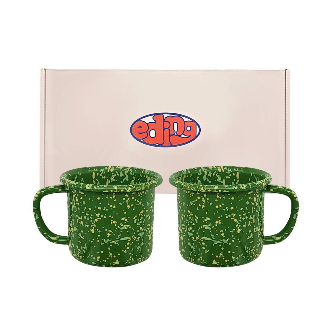 에딩 밀키웨이 머그컵 L 아마존 그린 2P gift set(Eding Milkyway Large Mug 2P Gift Box Amazon Green) - 2