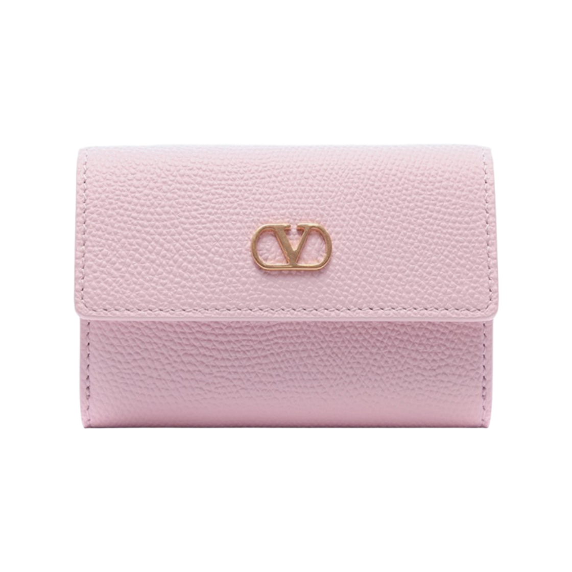 발렌티노 브이로고 시그니쳐 반지갑 핑크(Valentino Vlogo Signature Bi-Fold Wallet Pink) - 1