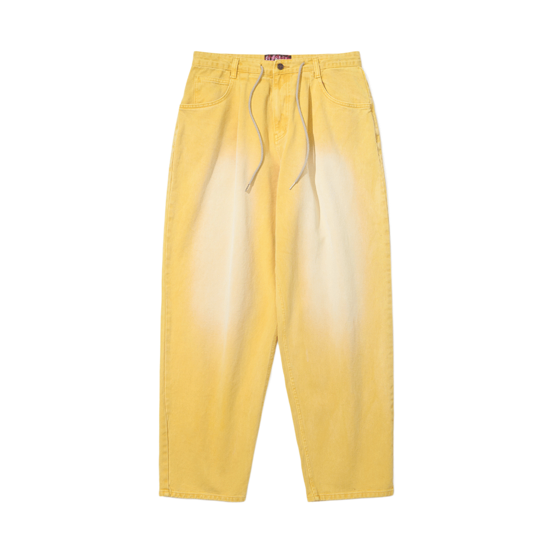 MBSRCOPTA12 Bsrabbit Mid90 Baggy Denim Pants Wild Wash Yellow