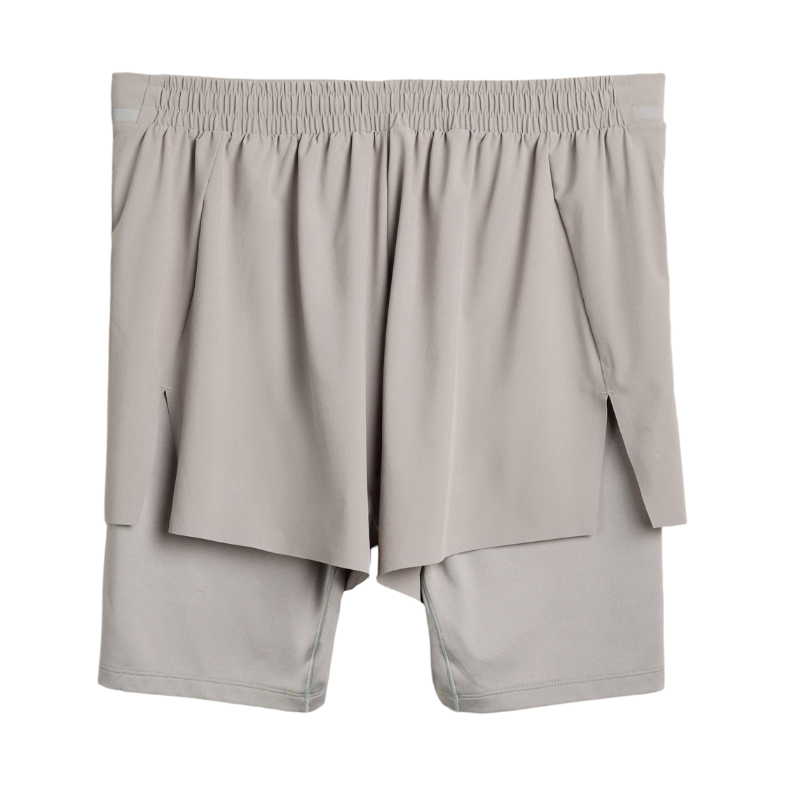 아디다스 x 엔타이어 스튜디오 D4T 트레이닝 투인원 쇼츠 도브 그레이 - US 사이즈(Adidas x Entire Studios D4T Training 2-in-1 Shorts Dove Grey - US Sizing) - 2