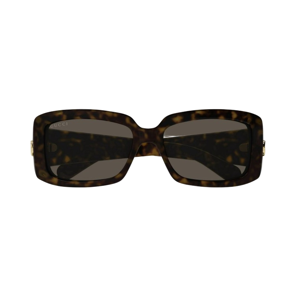 (W) 구찌 스퀘어 프레임 선글라스 하바나 브라운((W) Gucci Square Frame Sunglasses Havana Brown) - 1