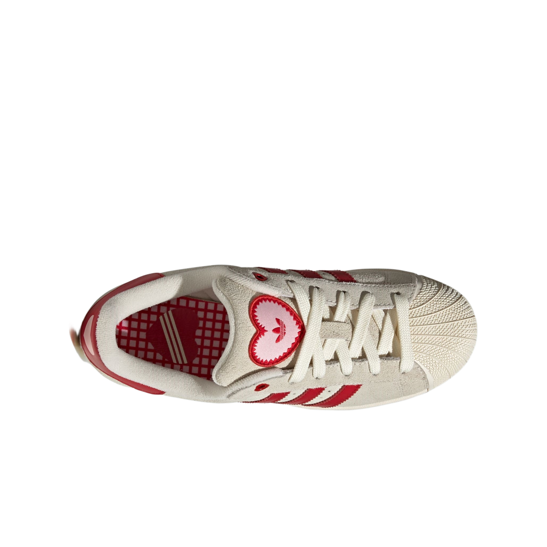 (W) 아디다스 슈퍼스타 2 크림 화이트 베러 스칼렛((W) Adidas Superstar II Cream White Better Scarlet) - 2