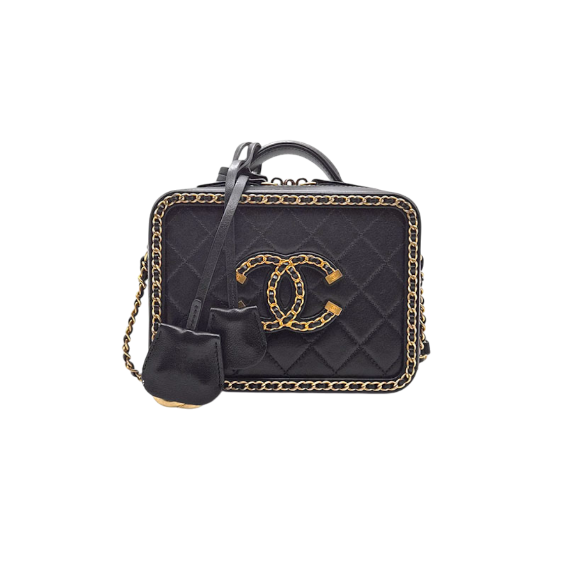 ITUBETISJG9A Chanel Cosmetic Around Chain Crossbody Bag