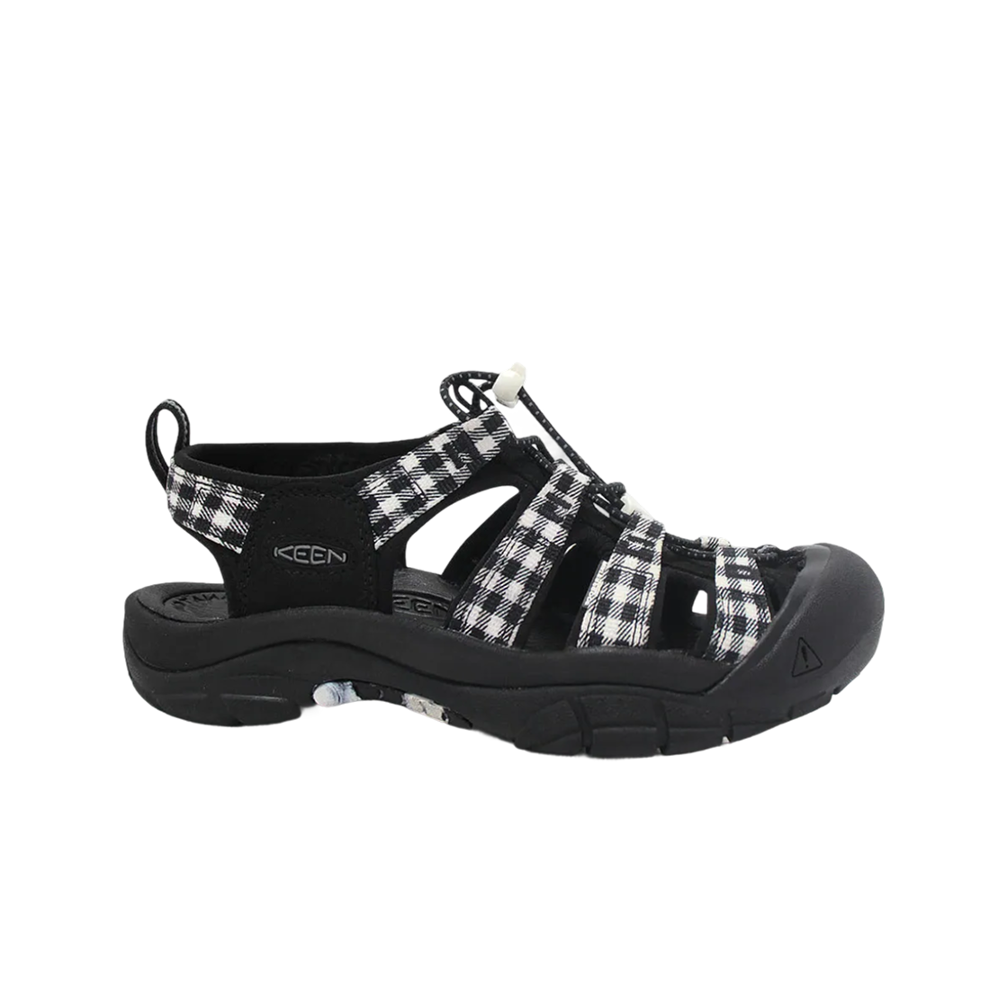 1032196 (W) Keen Newport Retro Black Gingham