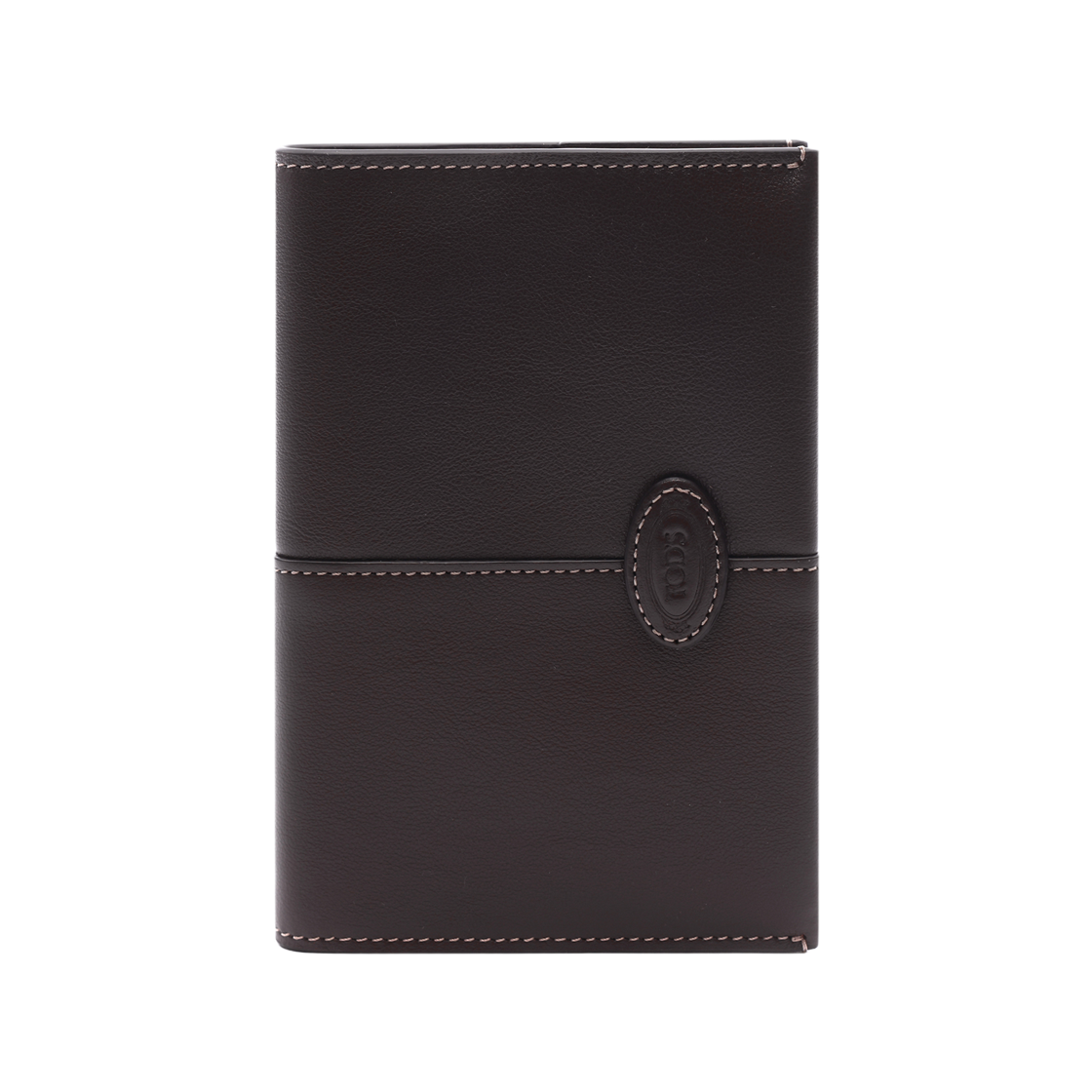 토즈 레더 패스포트 홀더 다크 브라운(Tod's Passport Holder in Leather Dark Brown)