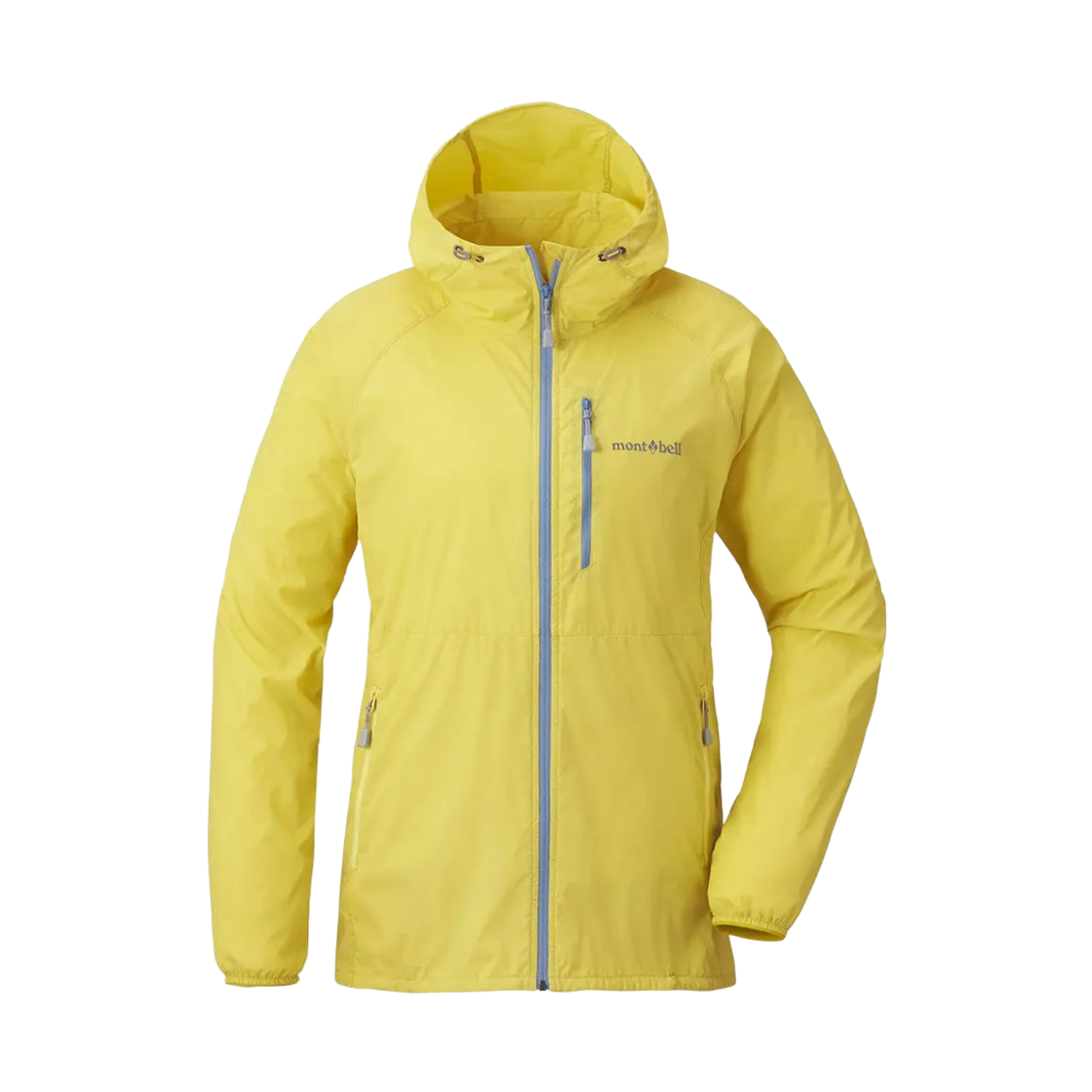 2303143 (W) Montbell Wind Blast Hooded Jacket Yellow