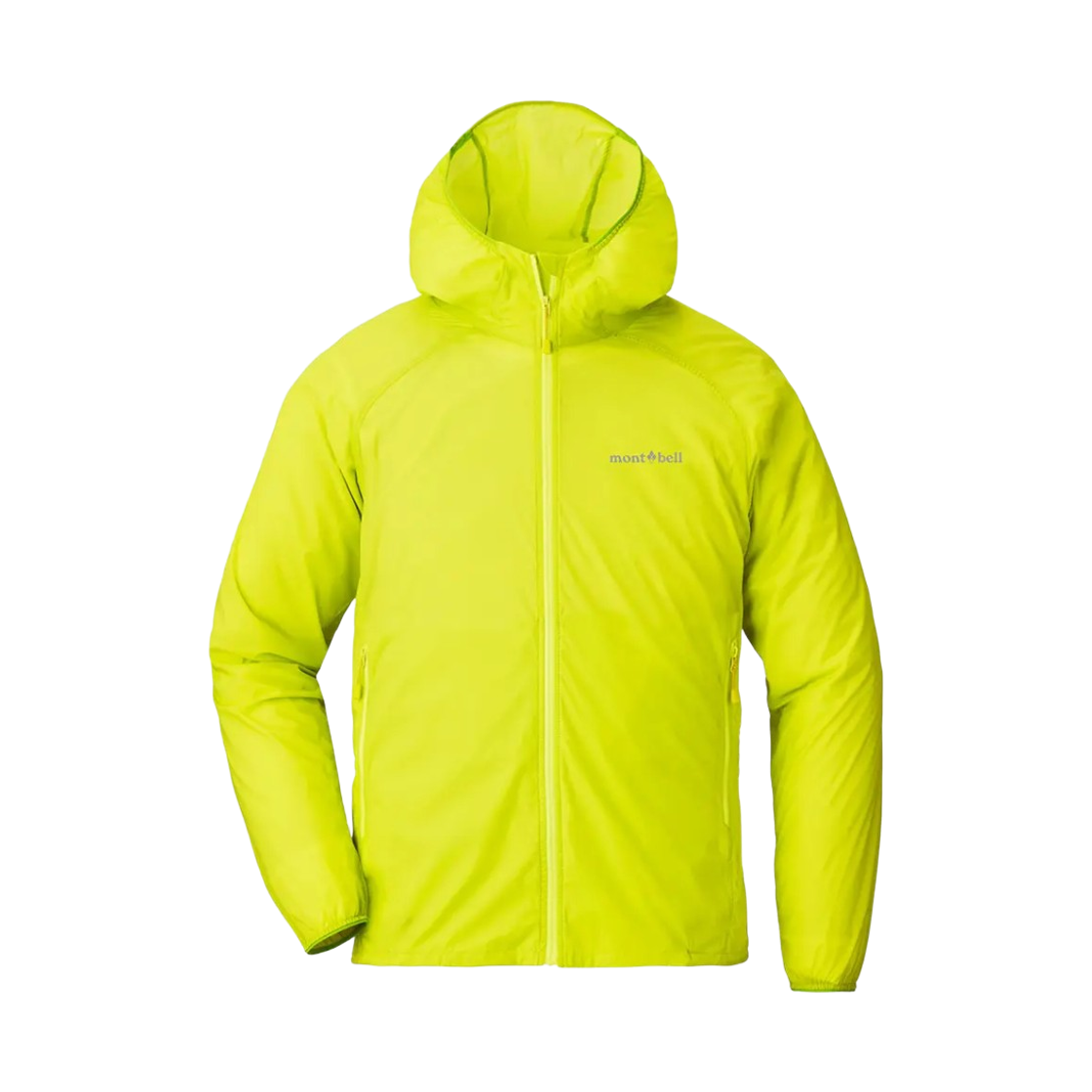 2303139 Montbell U.L. Stretch Wind Hooded Jacket Yellow