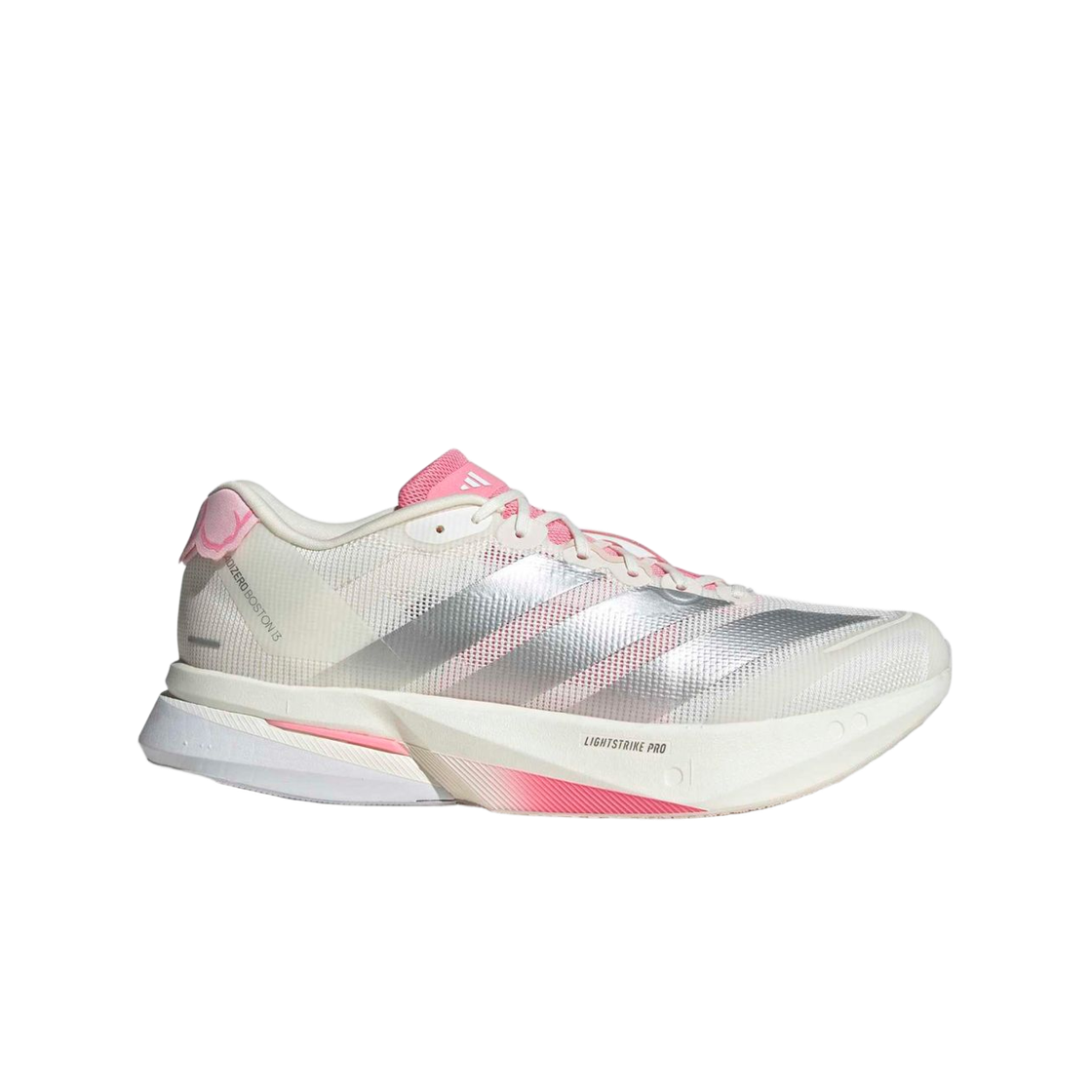 아디다스 아디제로 보스턴 13 코어 화이트 실버 메탈릭(Adidas Adizero Boston 13 Core White Silver Metallic) - 1