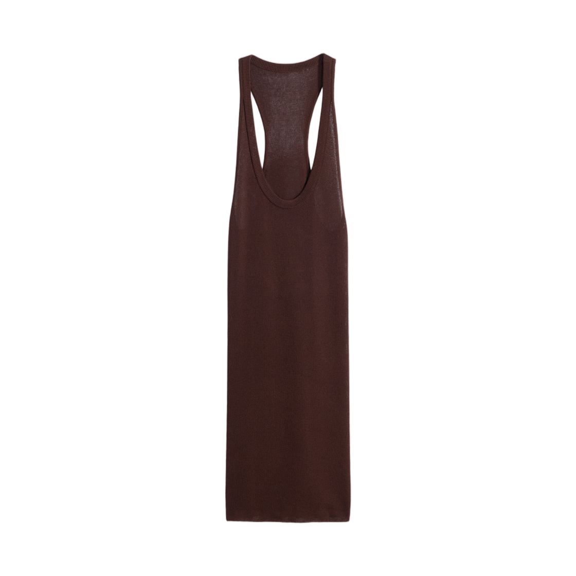 (W) 르메르 탱크탑 미니 드레스 비스코스 크레이프 피그((W) Lemaire Tank Top Mini Dress in Viscose Crepe Fig) - 1